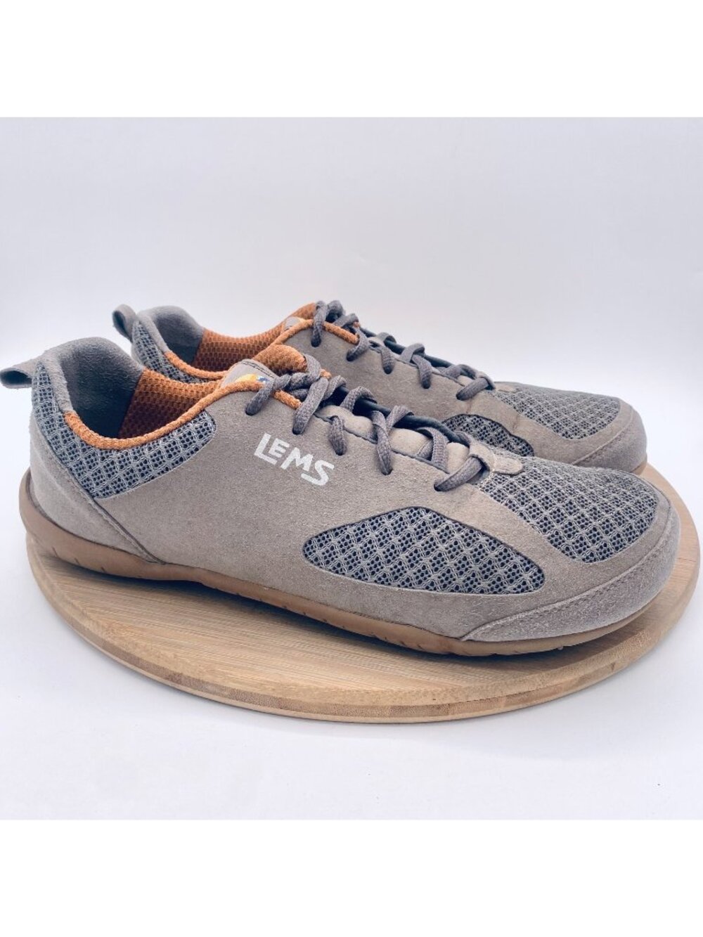 Lems Primal 2 Shoes Womens 10.5 Beige Lace Up Barefoot Sneakers Minimalist